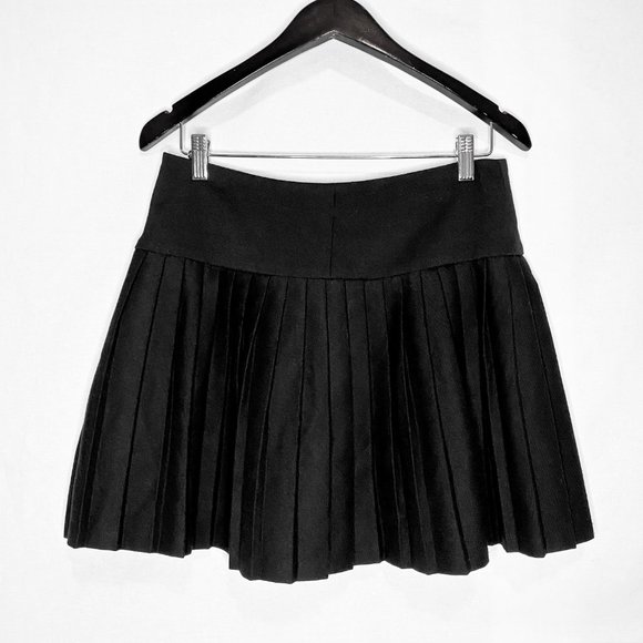 Aqua Pleated Mini Skirt - Picture 3 of 4